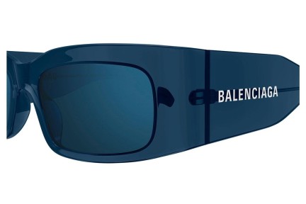 Zonnebril Balenciaga BB0328S 004 Vierkant Blauw