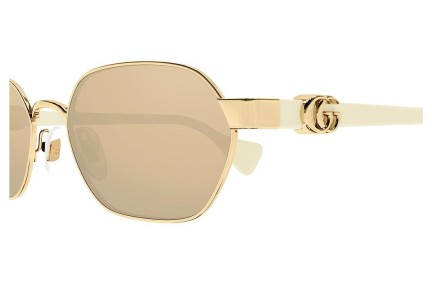 Zonnebril Gucci GG1593S 002 Ovaal Goud