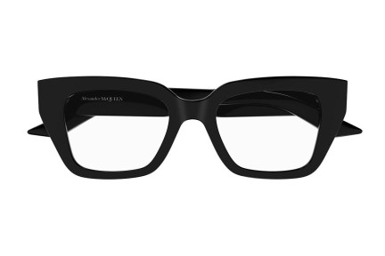 Brillen Alexander McQueen AM0453O 001 Cat Eye Zwart