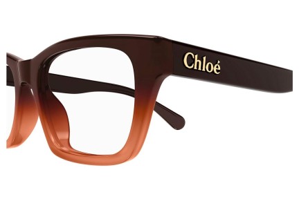 Brillen Chloe CH0242O 008 Rechthoekige Bruin