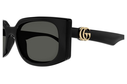 Zonnebril Gucci GG1534S 001 Rechthoekige Zwart