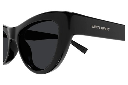 Zonnebril Saint Laurent SL676 001 Cat Eye Zwart