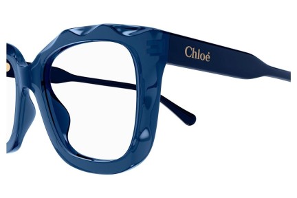 Brillen Chloe CH0229O 004 Vierkant Blauw