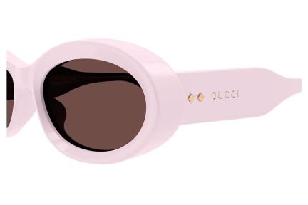 Zonnebril Gucci GG1527S 003 Ronde Roze