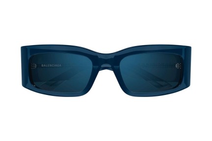 Zonnebril Balenciaga BB0328S 004 Vierkant Blauw