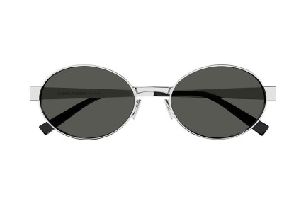 Zonnebril Saint Laurent SL692 002 Ronde Zilver