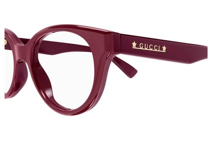 Brillen Gucci GG1590O 006 Ronde Rood