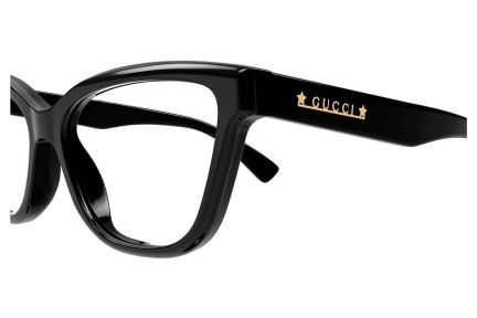 Brillen Gucci GG1589O 001 Cat Eye Zwart