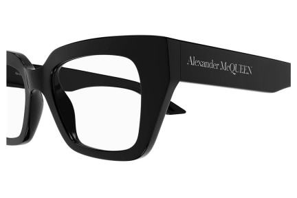 Brillen Alexander McQueen AM0453O 001 Cat Eye Zwart