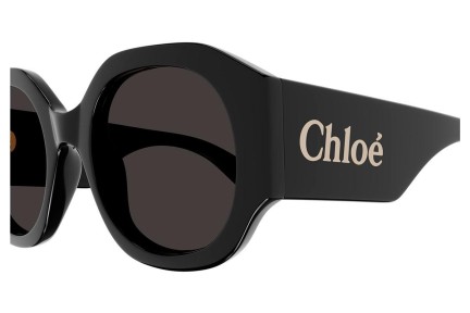 Zonnebril Chloe CH0234S 001 Ronde Zwart