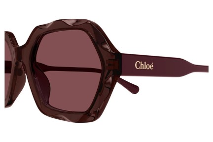 Zonnebril Chloe CH0227S 002 Vierkant Paars