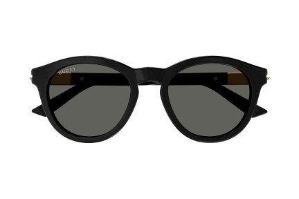 Zonnebril Gucci GG1501S 001 Ronde Zwart