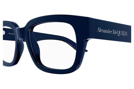 Brillen Alexander McQueen AM0454O 003 Vierkant Blauw