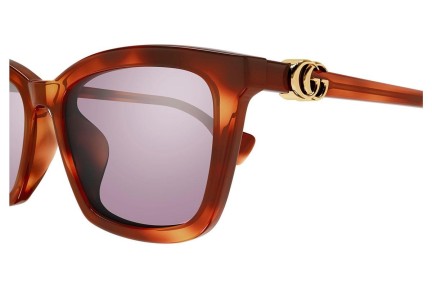 Zonnebril Gucci GG1596SK 004 Rechthoekige Havana