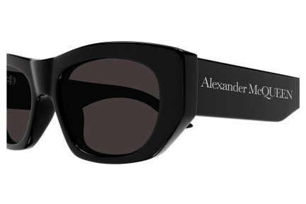 Zonnebril Alexander McQueen AM0450S 001 Rechthoekige Zwart