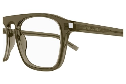 Brillen Saint Laurent SL157 006 Vierkant Bruin