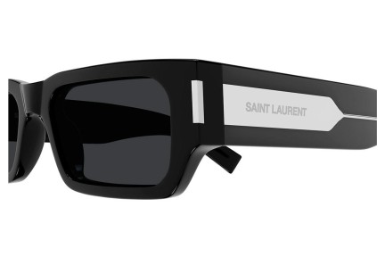 Zonnebril Saint Laurent SL660 001 Vierkant Zwart