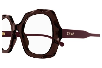 Brillen Chloe CH0228O 002 Vierkant Paars