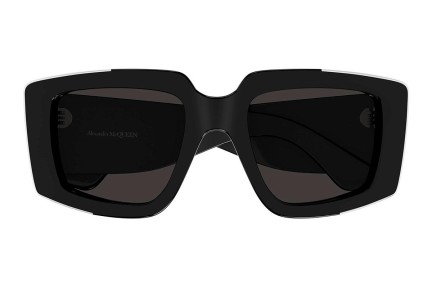 Zonnebril Alexander McQueen AM0446S 001 Vierkant Zwart