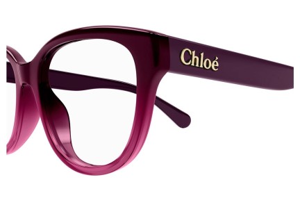 Brillen Chloe CH0243O 007 Rechthoekige Rood