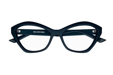 Brillen Balenciaga BB0341O 004 Cat Eye Blauw