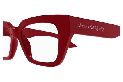 Brillen Alexander McQueen AM0453O 003 Cat Eye Rood