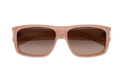 Zonnebril Saint Laurent SL689 006 Vierkant Oranje