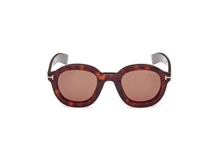 Zonnebril Tom Ford FT1100 52E Ronde Havana