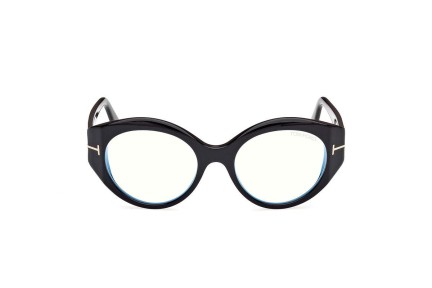 Brillen Tom Ford FT5950-B 001 Ovaal Zwart