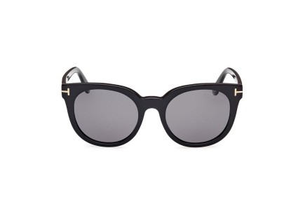 Zonnebril Tom Ford FT1109 01D Polarized Ronde Zwart