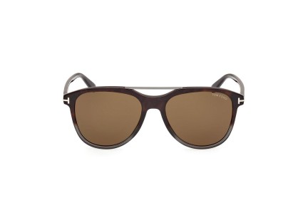 Zonnebril Tom Ford FT1098 55J Vierkant Havana