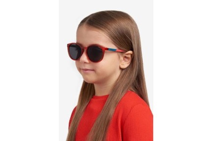 Zonnebril Polaroid Junior PLD8059/S C9A/M9 Polarized Ronde Rood