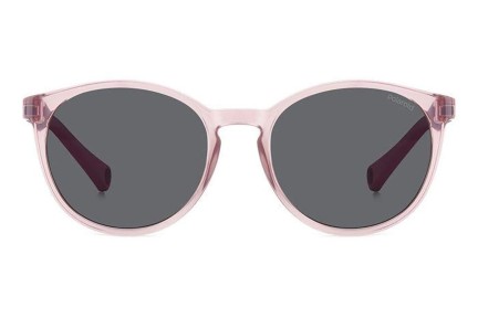 Zonnebril Polaroid Junior PLD8059/S 35J/M9 Polarized Ronde Roze