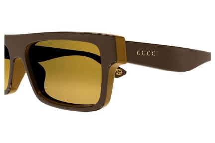 Zonnebril Gucci GG1616S 002 Vierkant Bruin