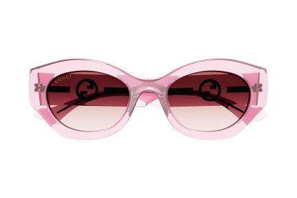 Zonnebril Gucci GG1553S 003 Ovaal Roze