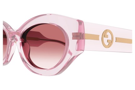 Zonnebril Gucci GG1553S 003 Ovaal Roze