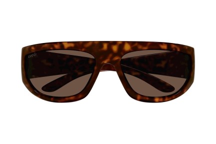 Zonnebril Gucci GG1574S 002 Rechthoekige Havana