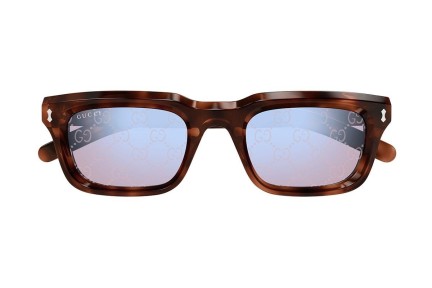 Zonnebril Gucci GG1524S 005 Vierkant Havana