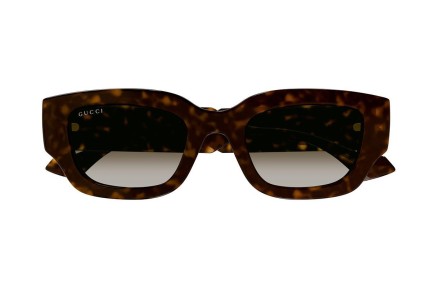 Zonnebril Gucci GG1558SK 002 Vierkant Havana