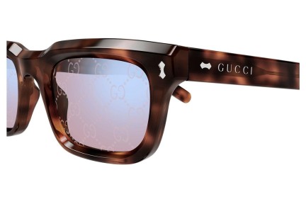 Zonnebril Gucci GG1524S 005 Vierkant Havana