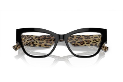 Brillen Dolce & Gabbana DG3378 3299 Cat Eye Zwart