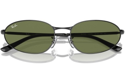 Zonnebril Ray-Ban RB3734 002/B1 Ovaal Zwart