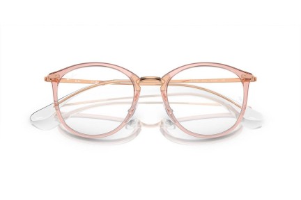 Brillen Ray-Ban RX7140 8335 Ronde Roze