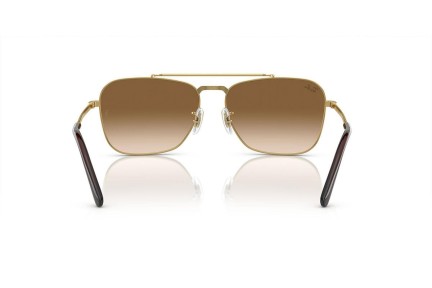 Zonnebril Ray-Ban New Caravan RB3636 001/51 Vierkant Goud