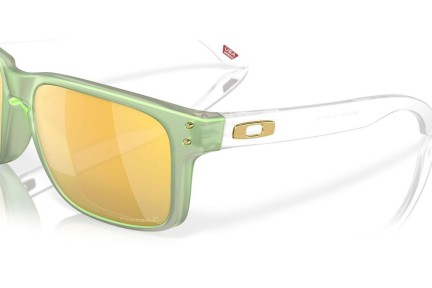 Zonnebril Oakley Holbrook OO9102 9102Y0 Polarized Vierkant Groen