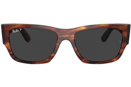 Zonnebril Ray-Ban Carlos RB0947S 954/48 Polarized Rechthoekige Havana