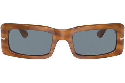 Zonnebril Persol PO3332S 960/56 Rechthoekige Havana