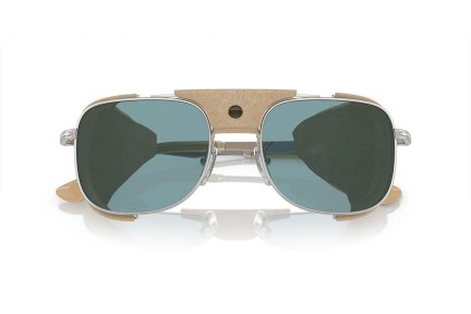 Zonnebril Persol PO1013SZ 1155P1 Polarized Rechthoekige Zilver