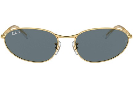 Zonnebril Ray-Ban RB3734 001/3R Polarized Ovaal Goud