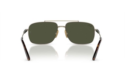 Zonnebril Ray-Ban Michael Titanium RB8096 926531 Rechthoekige Bruin